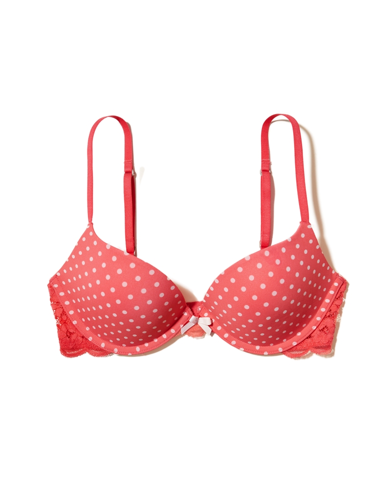 Push-Up Plunge Lace Wing Bra