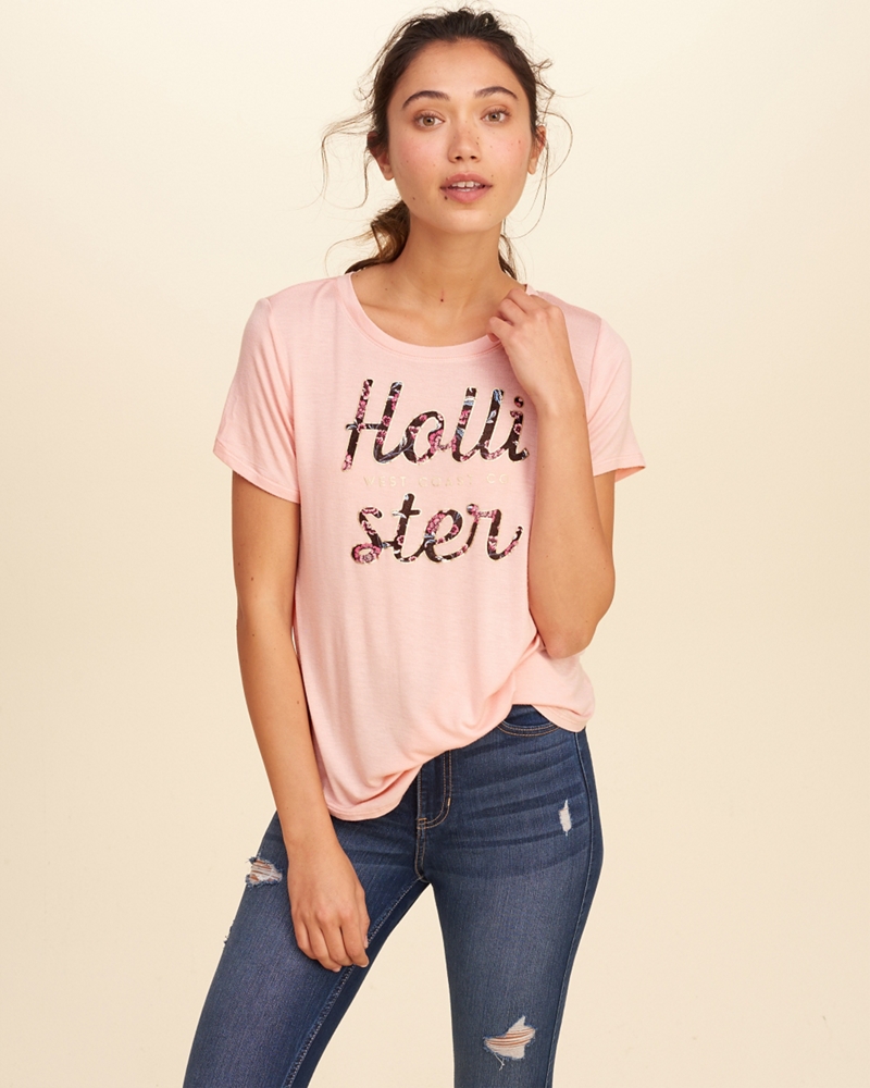 Hollister Crew Easy Graphic Tee