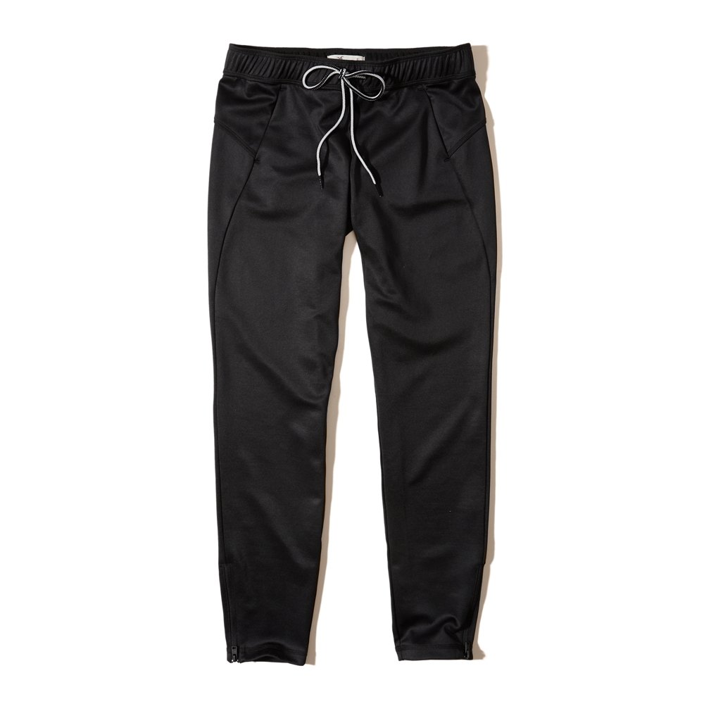 twill joggers womens hollister