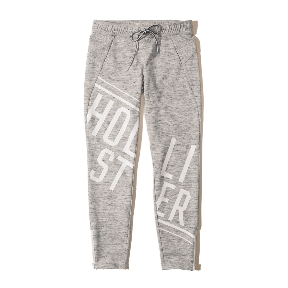 twill joggers womens hollister