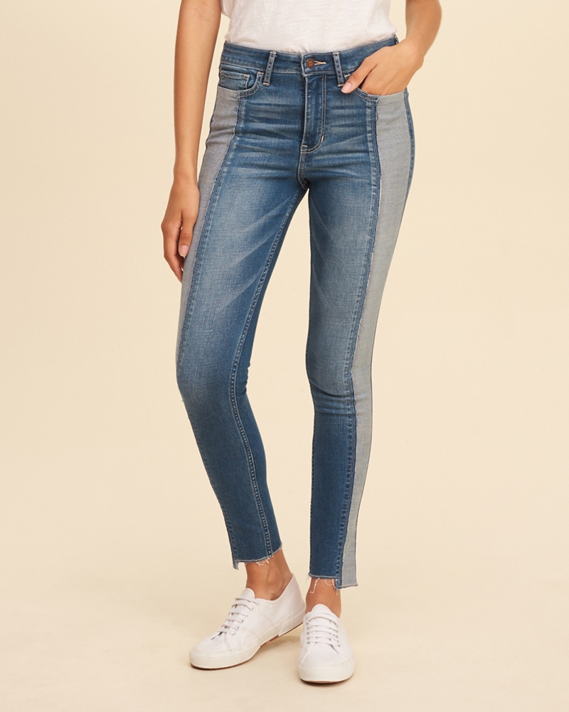 hollister ultra high rise super skinny jeans