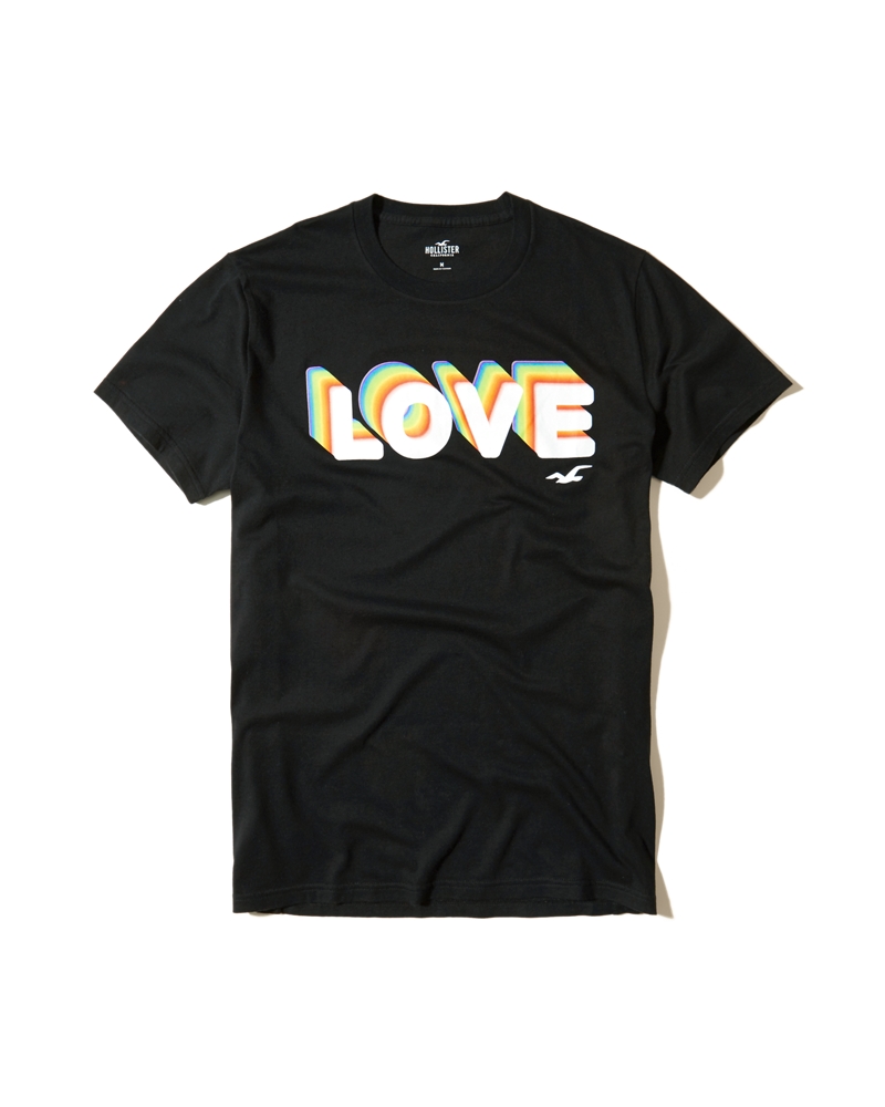 Guys Hollister Pride Collection Graphic Tee | Guys Clearance ...