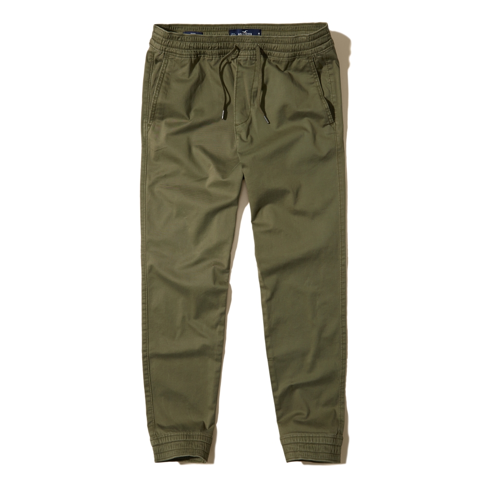 hollister army joggers