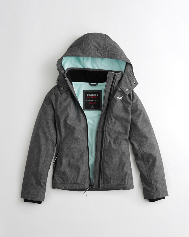 Girls Hollister AllWeather Stretch FleeceLined Jacket Girls Sale