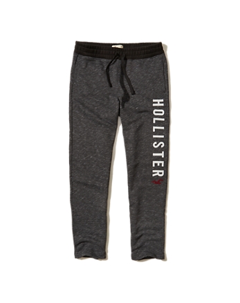 graphic black sweatpants