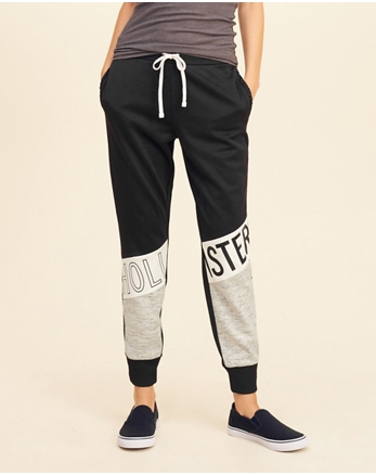 hollister high rise joggers