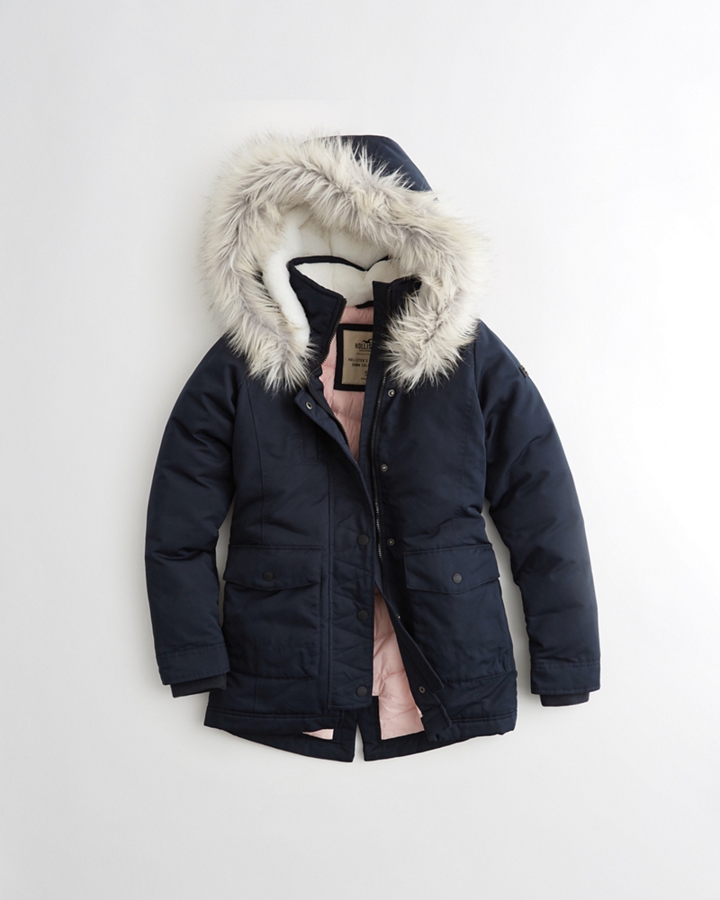 Girls Hollister Ultimate Down Parka | Girls Jackets & Coats ...