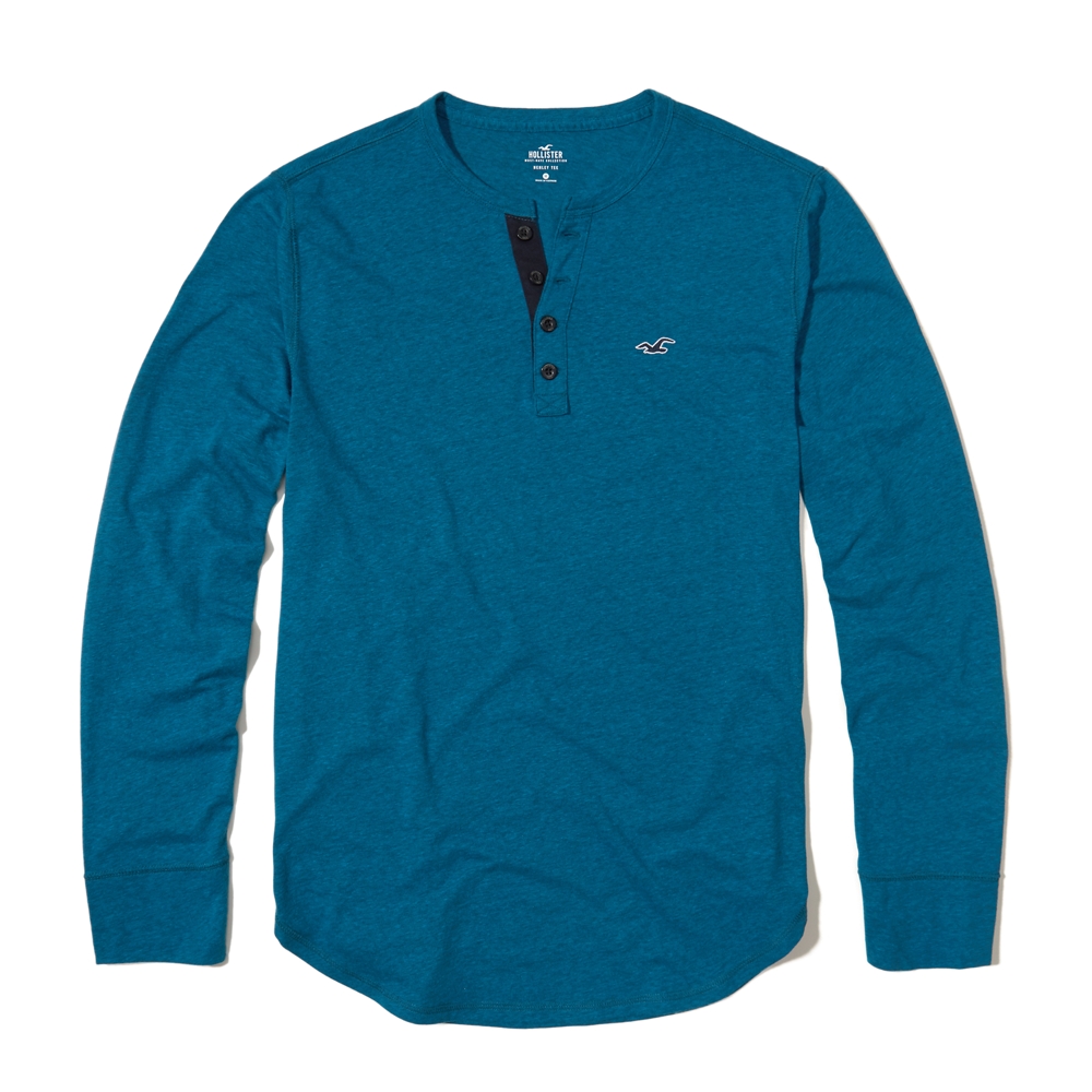Guys MustHave Henley TShirt Guys Tops HollisterCo.ca