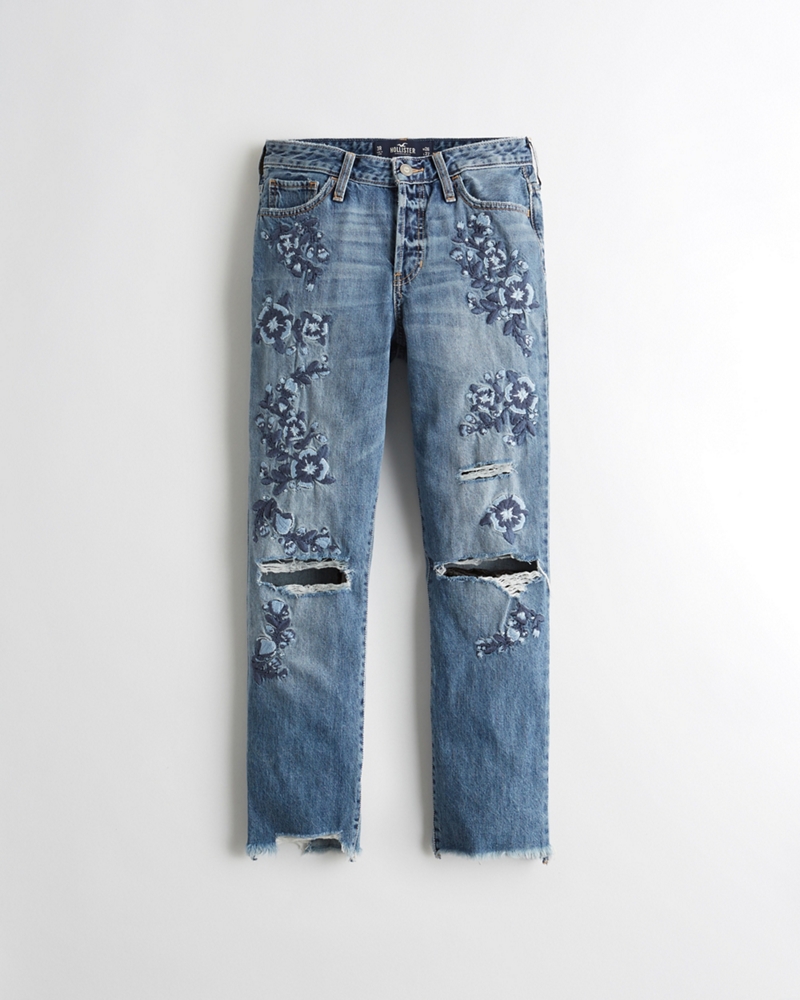 Girls HighRise Vintage Straight Ankle Jeans Girls Bottoms