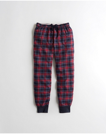 flannel sleep joggers
