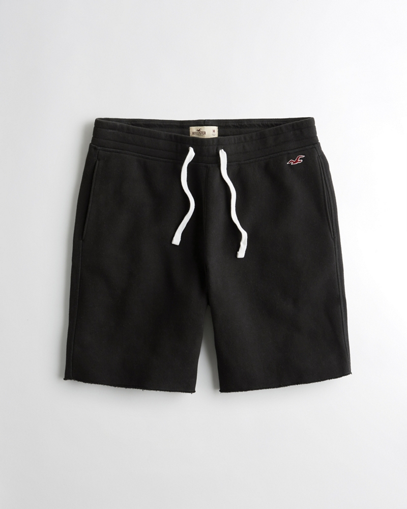 hollister fleece jogger shorts