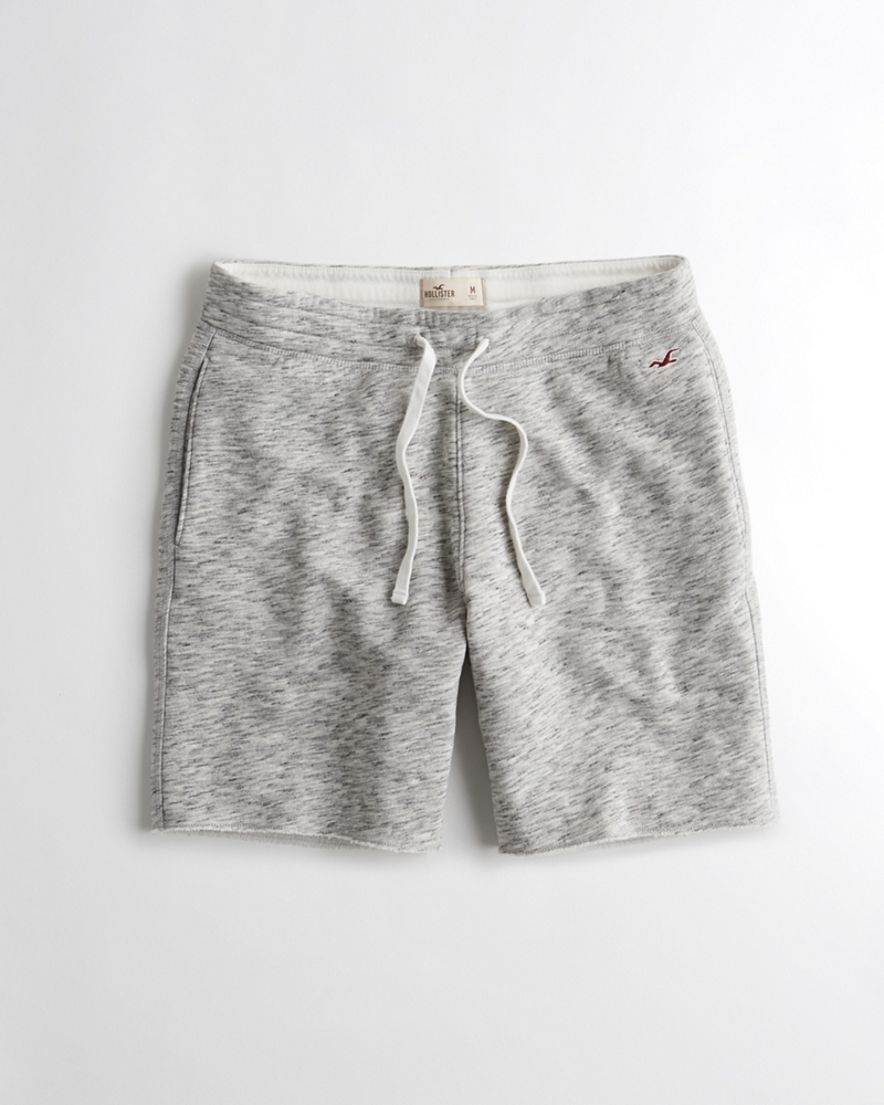 hollister fleece jogger shorts