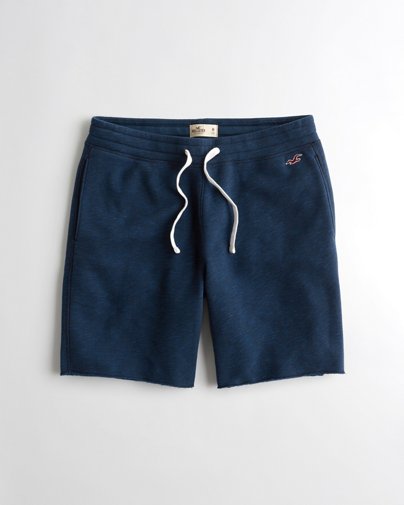 hollister fleece jogger shorts