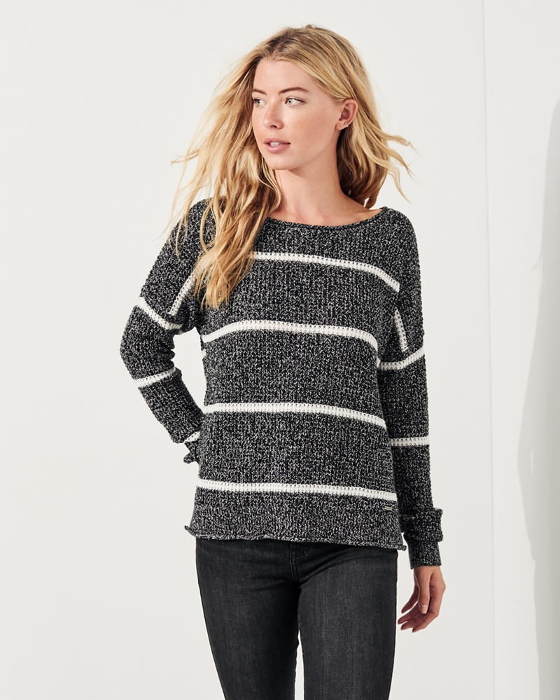 Girls Drop-Shoulder Pullover Sweater | Girls Tops | HollisterCo.com