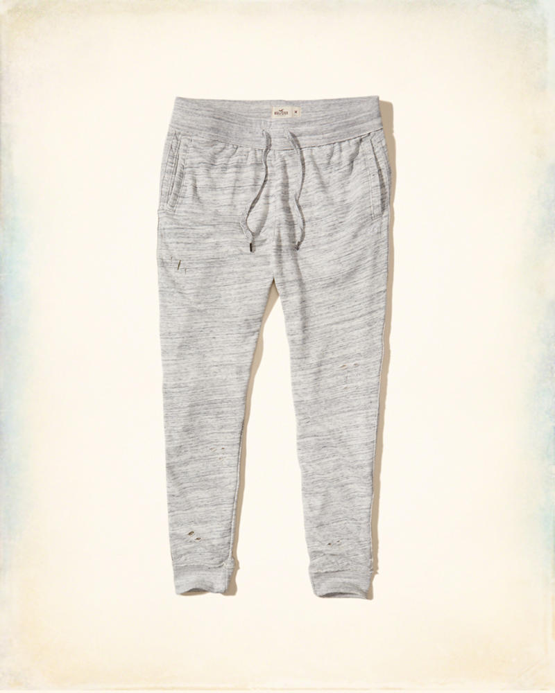 Guys Ripped Skinny Fleece Jogger Pants | Guys Clearance | HollisterCo.com