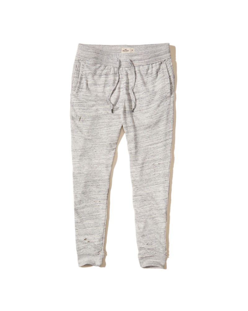 Guys Ripped Skinny Fleece Jogger Pants | Guys Clearance | HollisterCo.com