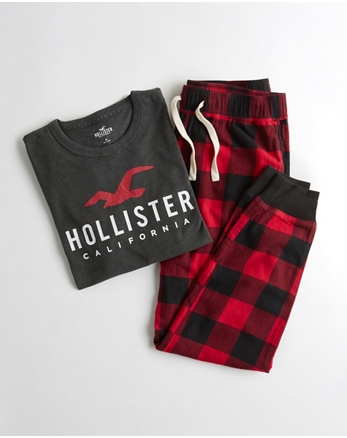 hollister jogger set