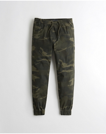 hollister army joggers