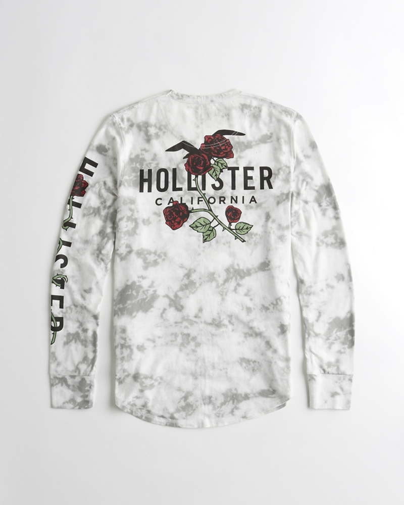 hollister rose t shirt