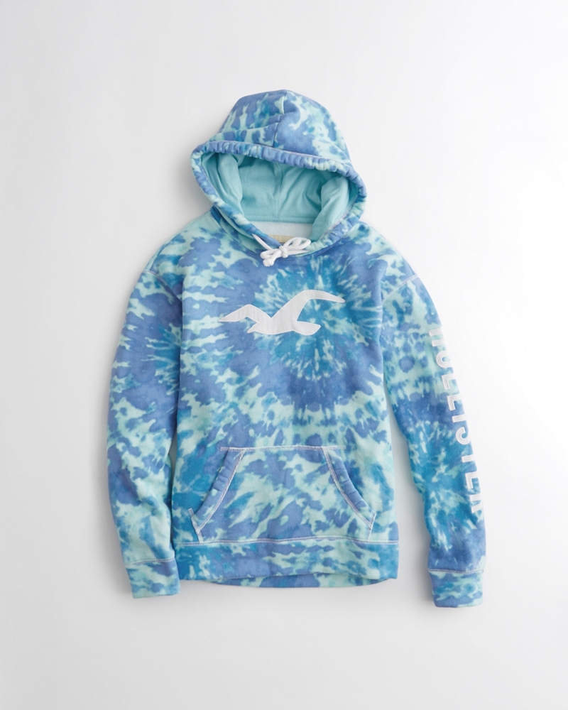 hollister tie dye sweatshirt