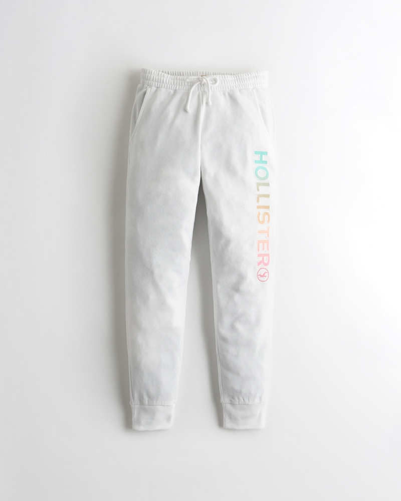 mid rise fleece joggers hollister