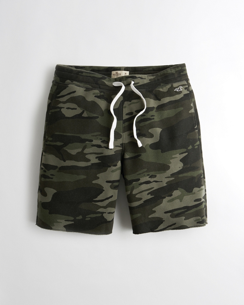 fleece shorts hollister