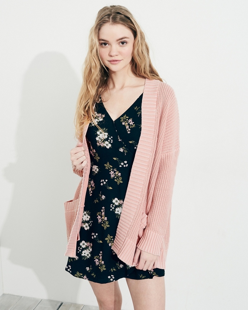 Girls Ribbed Boyfriend Cardigan | Girls Tops | HollisterCo.com