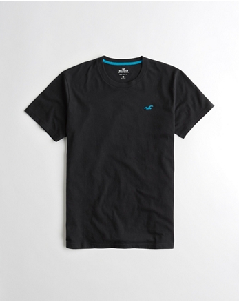 hollister must have crop baby tee