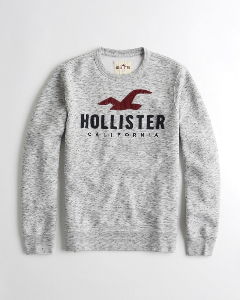 Guys Logo Graphic Crewneck Sweatshirt Guys Tops