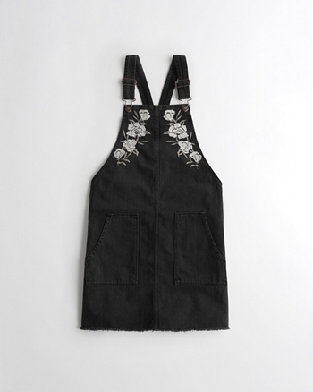 overall dress hollister