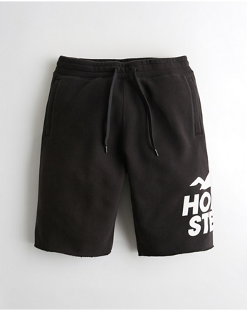 fleece shorts hollister