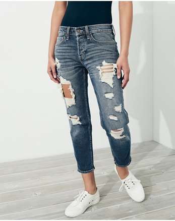hollister ripped jeans girls