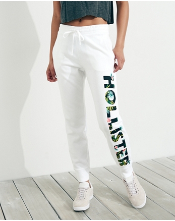 hollister girls joggers