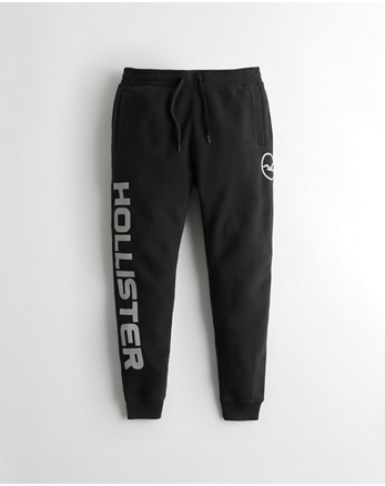 hollister mens skinny joggers