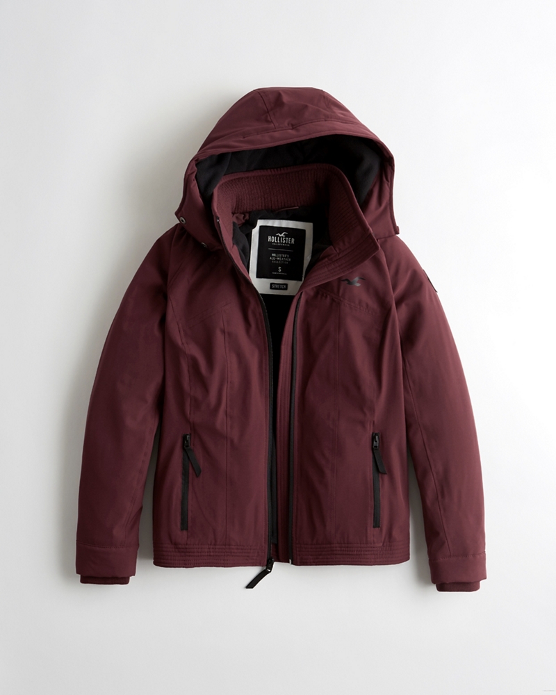 hollister maroon jacket