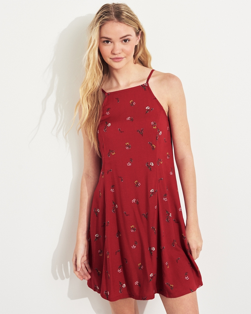 red dress hollister