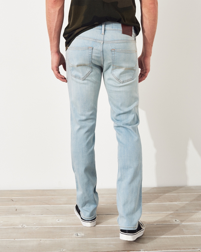 advanced stretch slim straight jeans