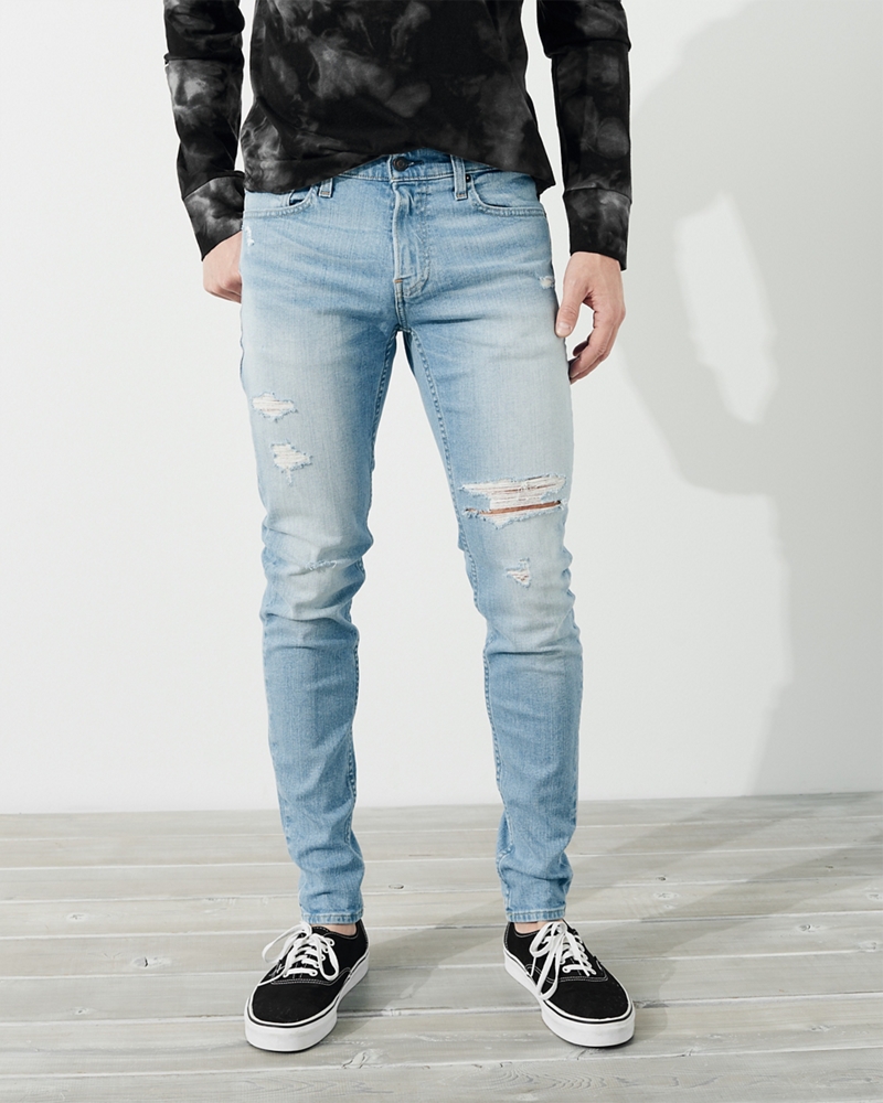 hollister jeans super skinny mens
