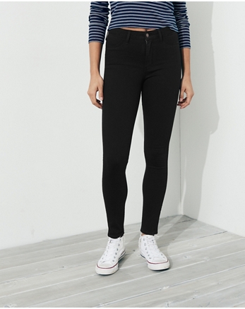 ultra high rise jean leggings hollister