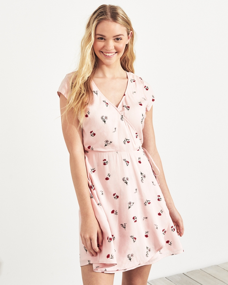 wrap dress hollister