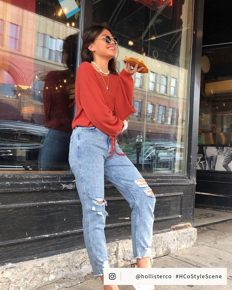 hollister boyfriend shirt