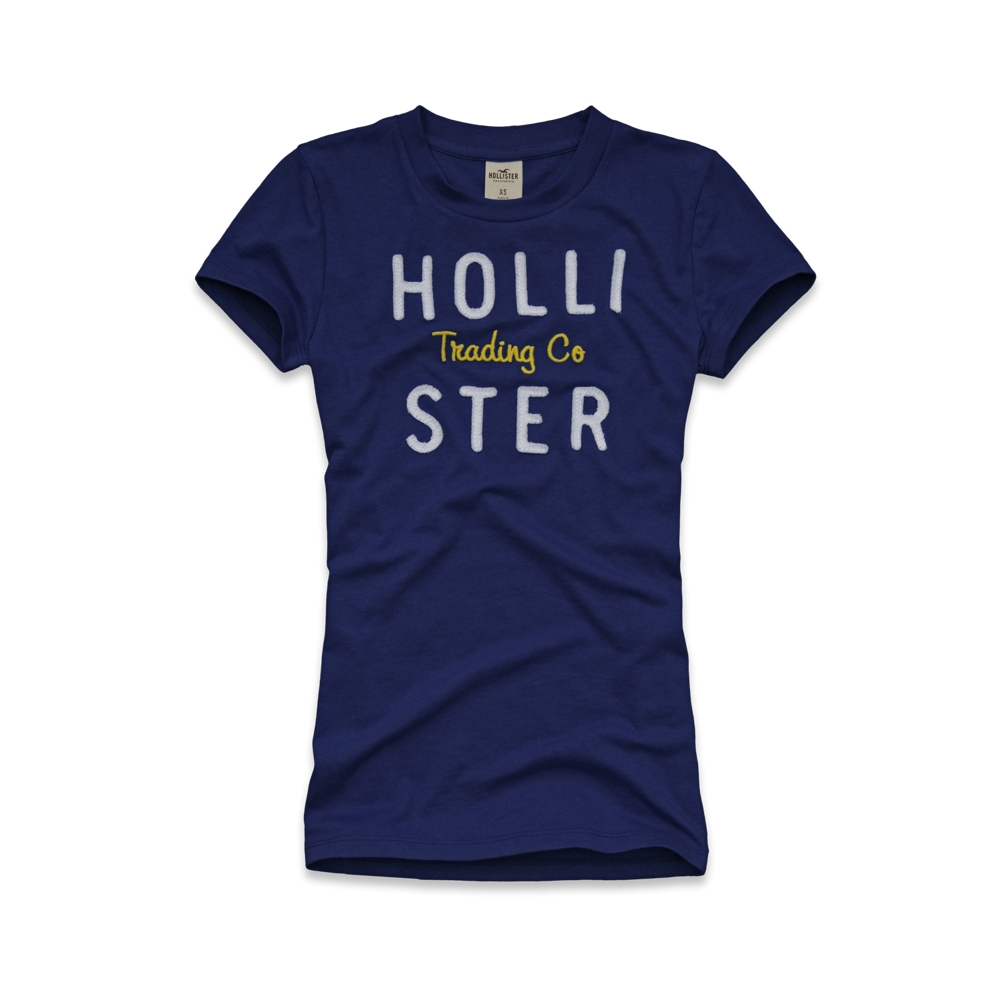 60% Cotton, 40% Polyester. Supersoft. Classic Hollister Logo Applique 