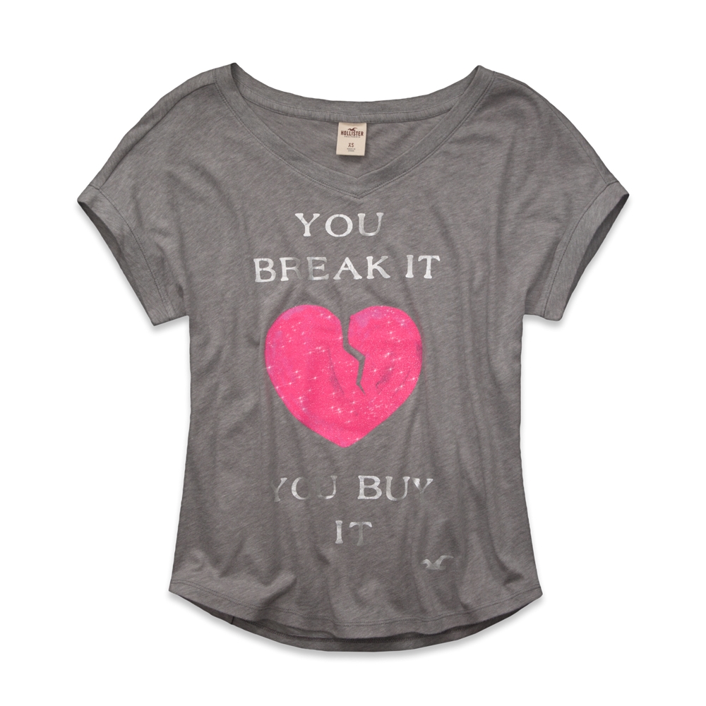 Girls Seascape Shine T-Shirt