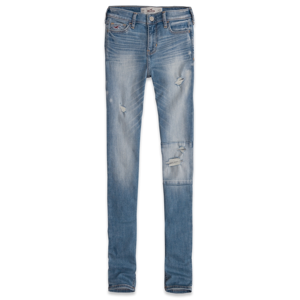 Girls Hollister High Rise Super Skinny Jeans | Girls Clearance ...