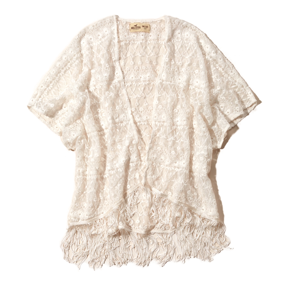 Girls Alcazar Lace Kimono Top