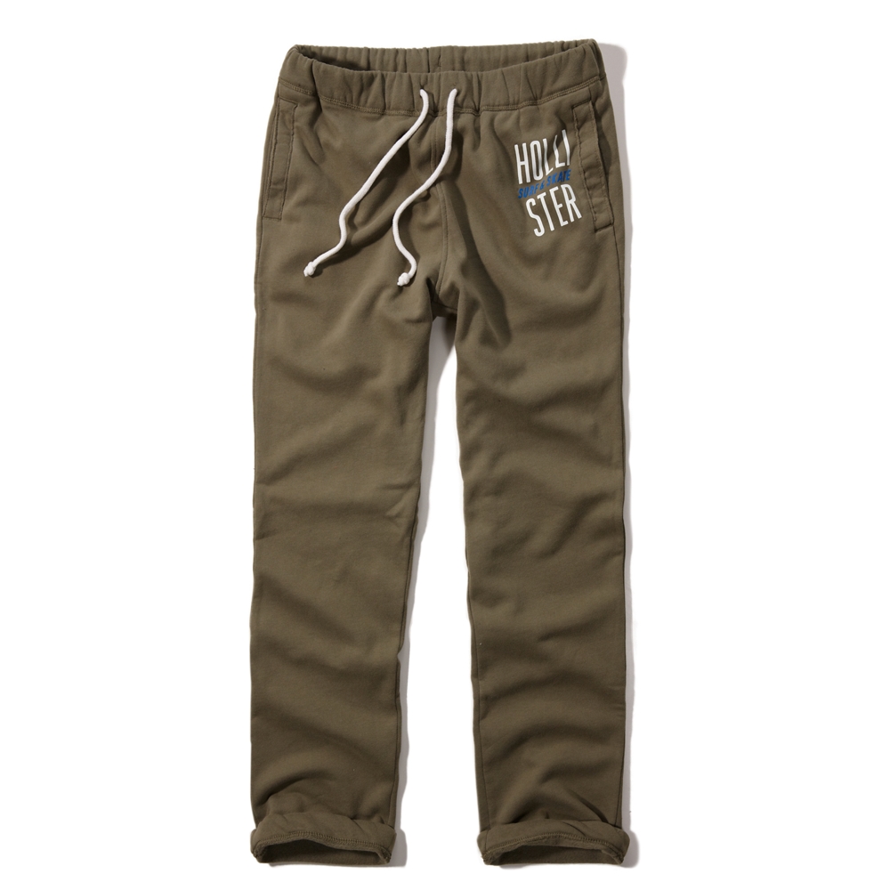 black sweatpants hollister