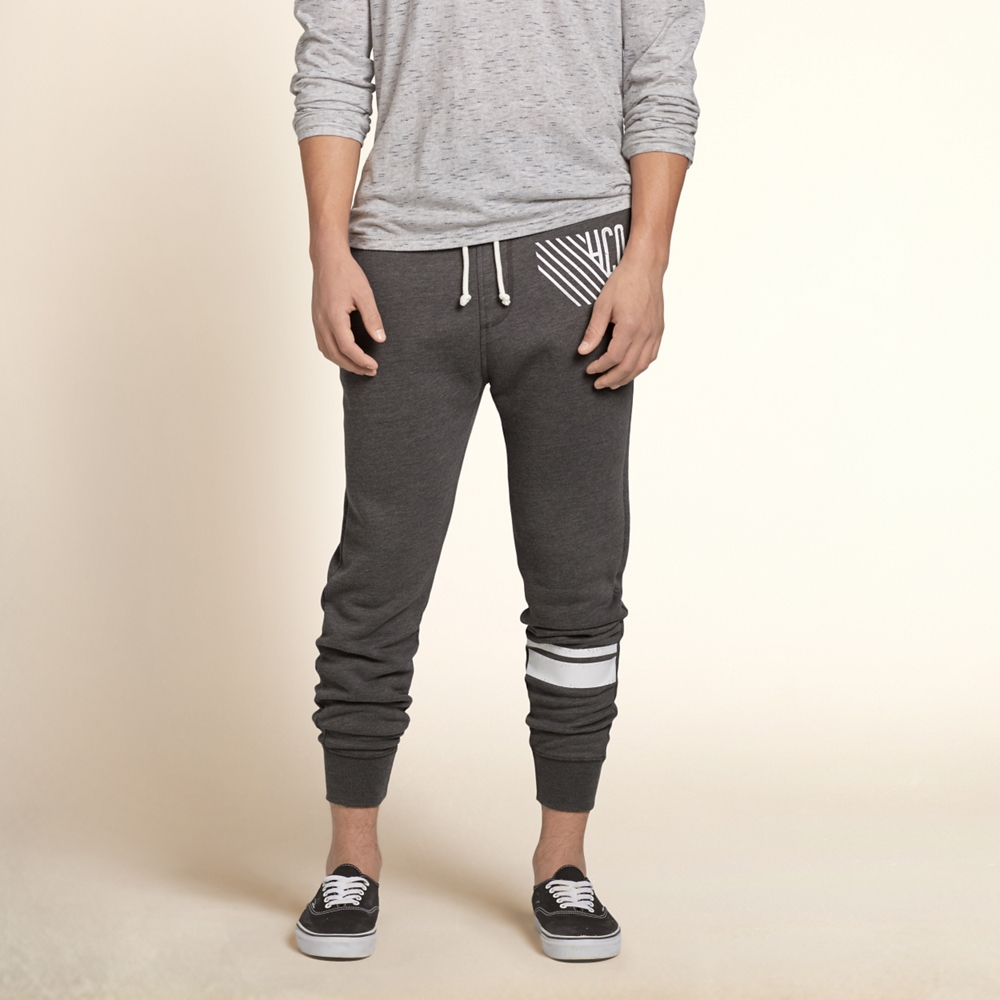 hollister high rise dad joggers