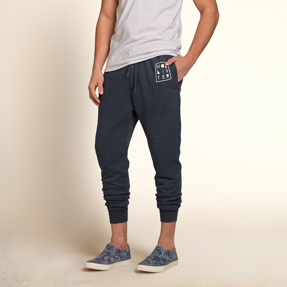 hollister high rise dad joggers