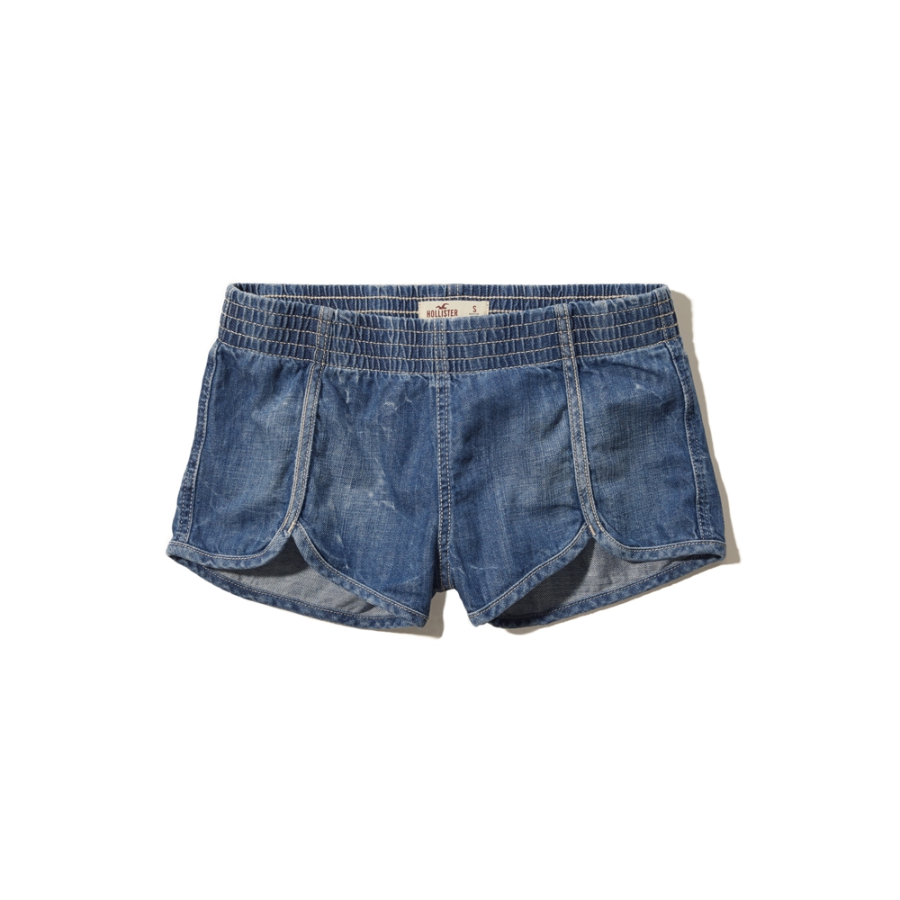 jogger denim shorts