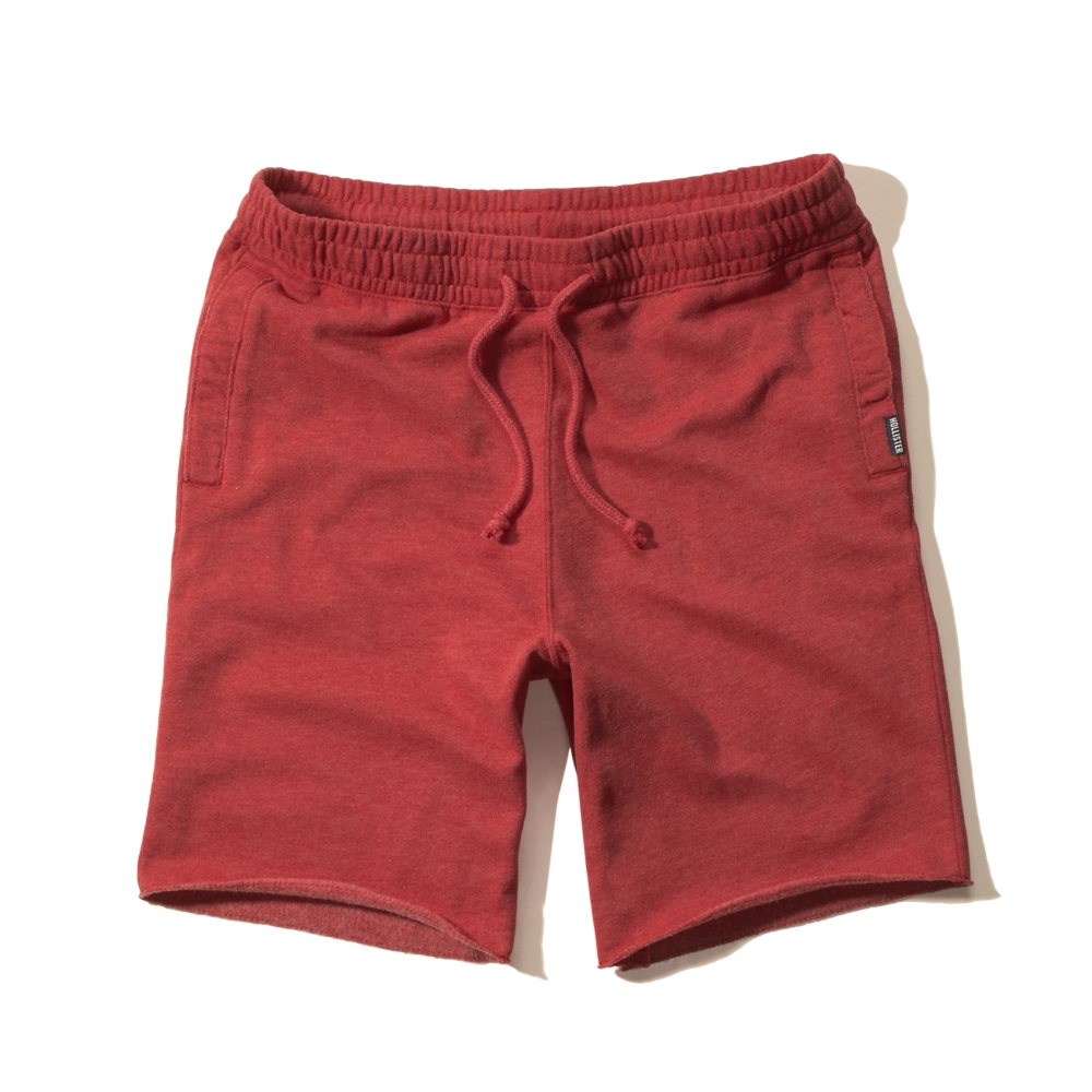 hollister fleece jogger shorts